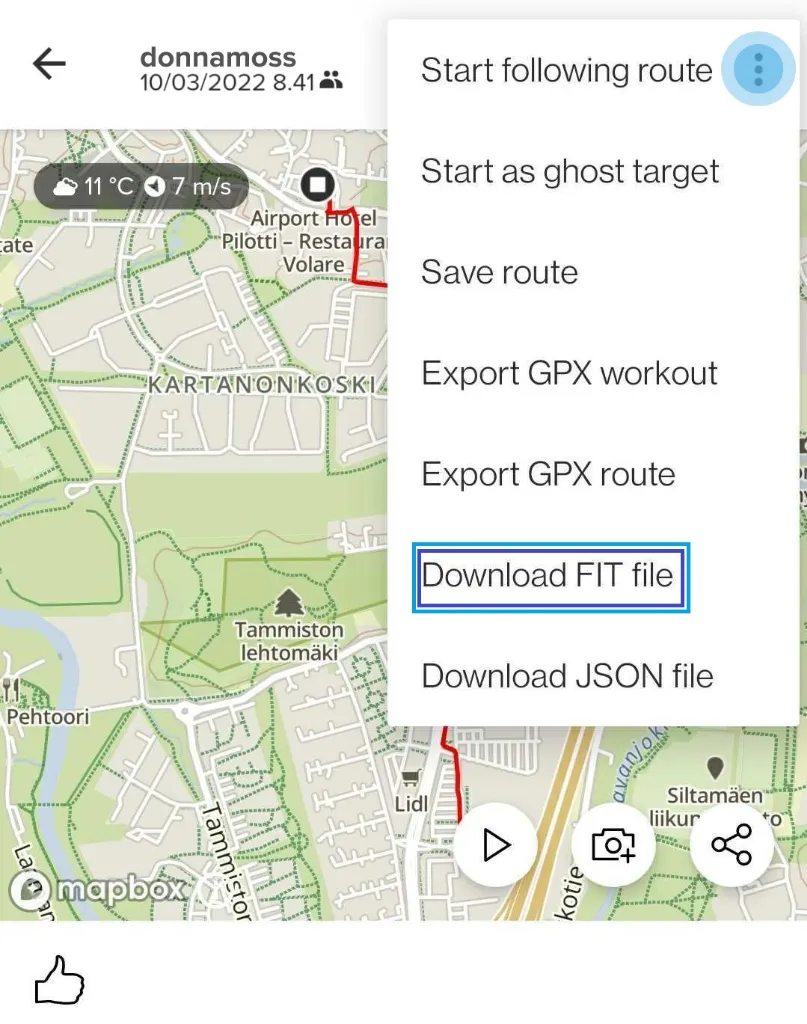 Suunto App Download FIT File